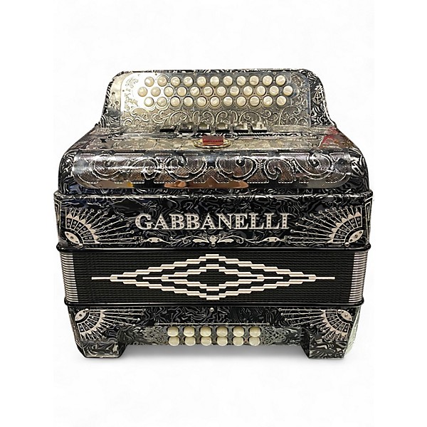 Used GABBANELLI ACCORDIONS M2Tone Compact Fbe/Gcf Black Impala Accordion