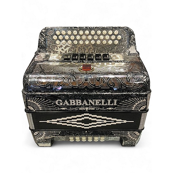 Used GABBANELLI ACCORDIONS M2Tone Compact Fbe/Gcf Black Impala Accordion