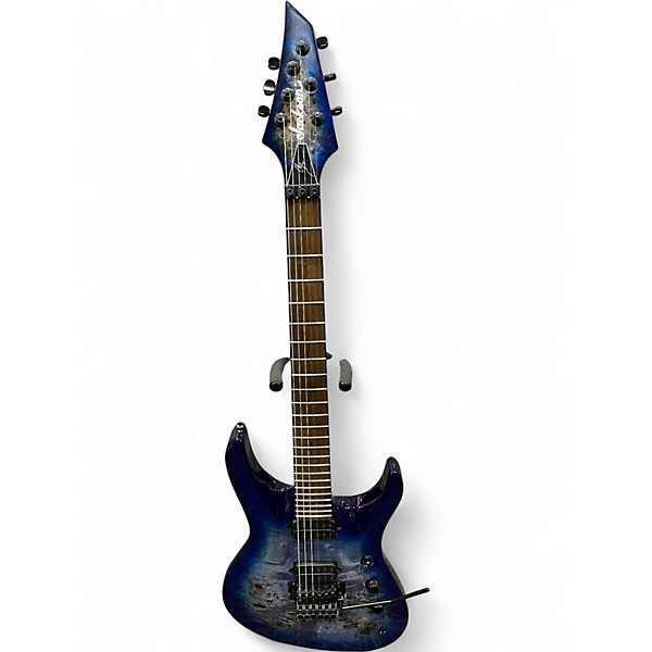 Used Jackson Pro Series Signature Chris Broderick Soloist 6P TRANSPARENT BLUE Solid Body Electric Guitar