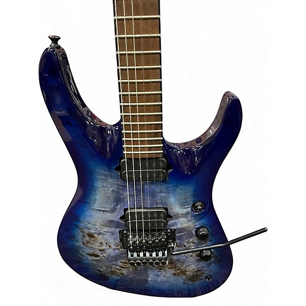 Used Jackson Pro Series Signature Chris Broderick Soloist 6P TRANSPARENT BLUE Solid Body Electric Guitar