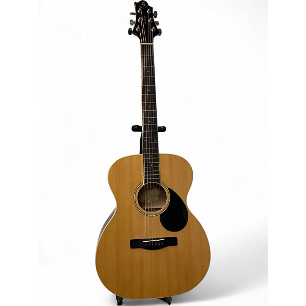 Used Greg Bennett Design by Samick OM2 Natural Acoustic Guitar