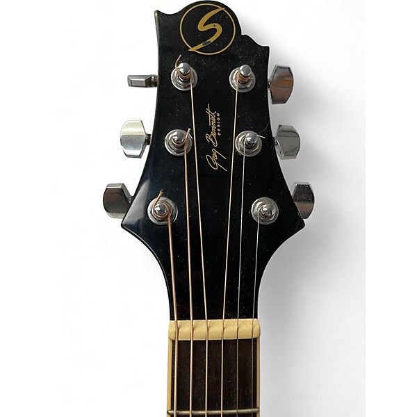 Used Greg Bennett Design by Samick OM2 Natural Acoustic Guitar