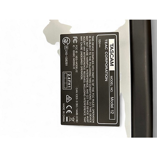 Used TASCAM Model 12 w/footswitch Digital Mixer