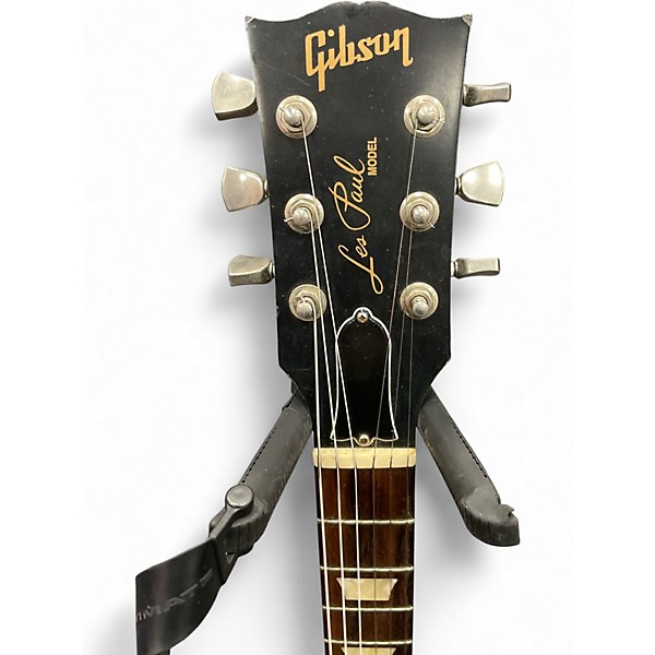 Used 2016 Gibson Les Paul Tribute Black Solid Body Electric Guitar