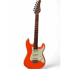 Used Schecter Guitar Research Nick Johnston SSS Atomic Orange Solid Body Electric Guitar