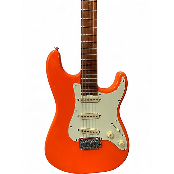 Used Schecter Guitar Research Nick Johnston SSS Atomic Orange Solid Body Electric Guitar