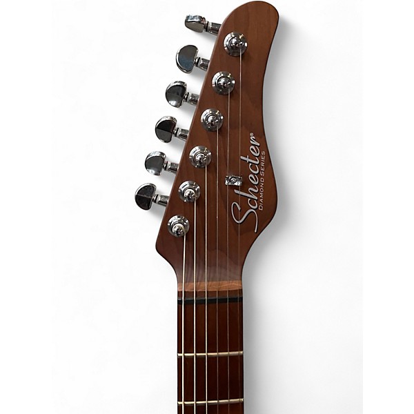 Used Schecter Guitar Research Nick Johnston SSS Atomic Orange Solid Body Electric Guitar