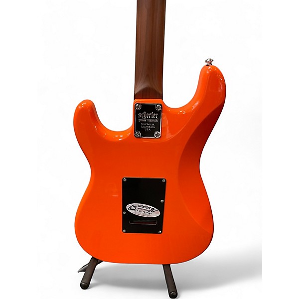 Used Schecter Guitar Research Nick Johnston SSS Atomic Orange Solid Body Electric Guitar