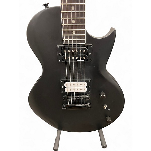 Used Jackson SC JS22 Monarkh Satin Black Solid Body Electric Guitar