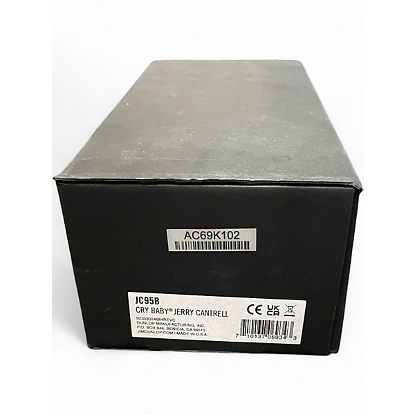 Used Dunlop JC95 Jerry Cantrell Signature Cry Baby Wah Effect Pedal