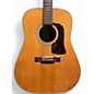 Used 1980s Washburn D-26S Natural Acoustic Guitar