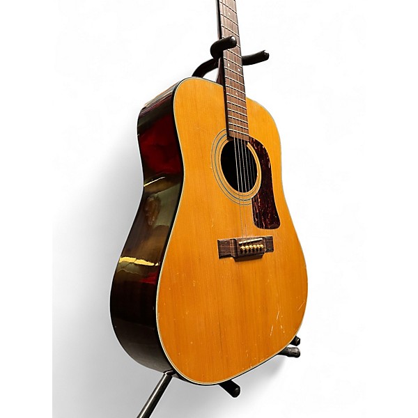 Used 1980s Washburn D-26S Natural Acoustic Guitar