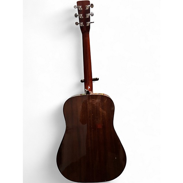 Used 1980s Washburn D-26S Natural Acoustic Guitar