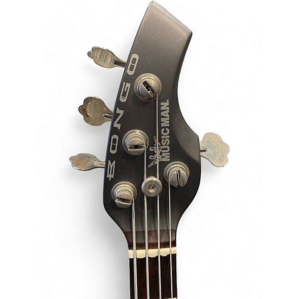 Used Ernie Ball Music Man Bongo 4 String sapphire black Electric Bass Guitar