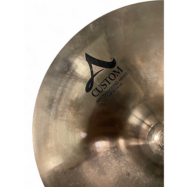 Used Zildjian 15in A Custom Mastersound Hi Hat Pair Cymbal