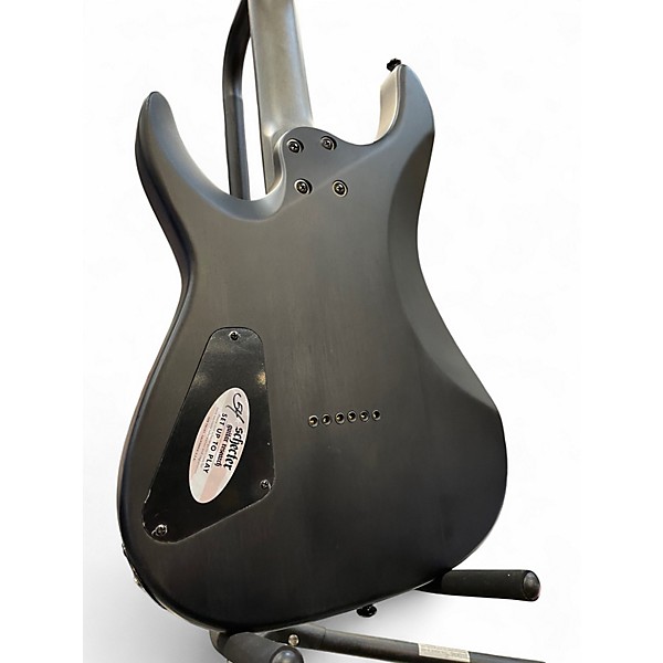 Used Schecter Guitar Research Omen Elite Blue Burst Solid Body Electric Guitar