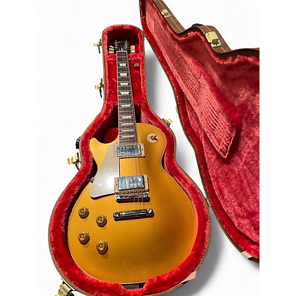 Used 2024 Gibson Les Paul Standard 1950S Neck Left Handed Gold Top Electric Guitar