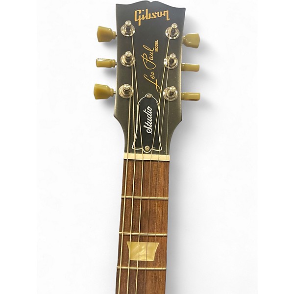 Used Gibson Les Paul Studio Antique Natural Solid Body Electric Guitar