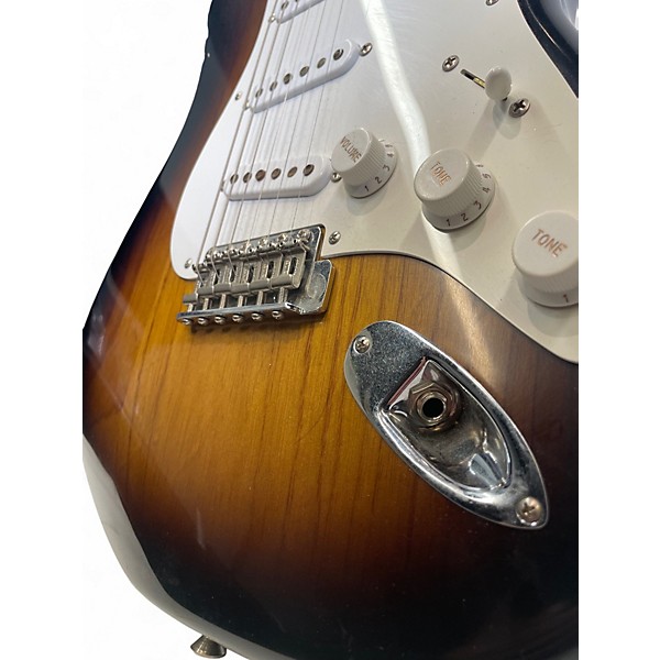 Used Fender fender 50th anniversary limited 1954 strat masterbuilt 2 Color Sunburst Solid Body Electric Guitar