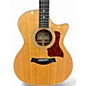 Used Taylor 414CE Natural Acoustic Electric Guitar thumbnail