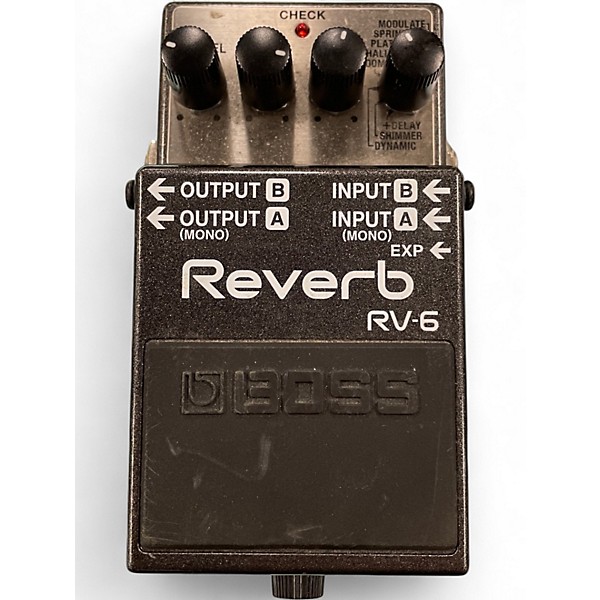 Used BOSS RV6 Digital Reverb Effect Pedal