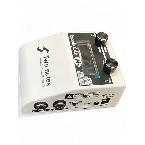Used Two Notes Torpedo C.A.B. M+ Speaker Simulator Pedal