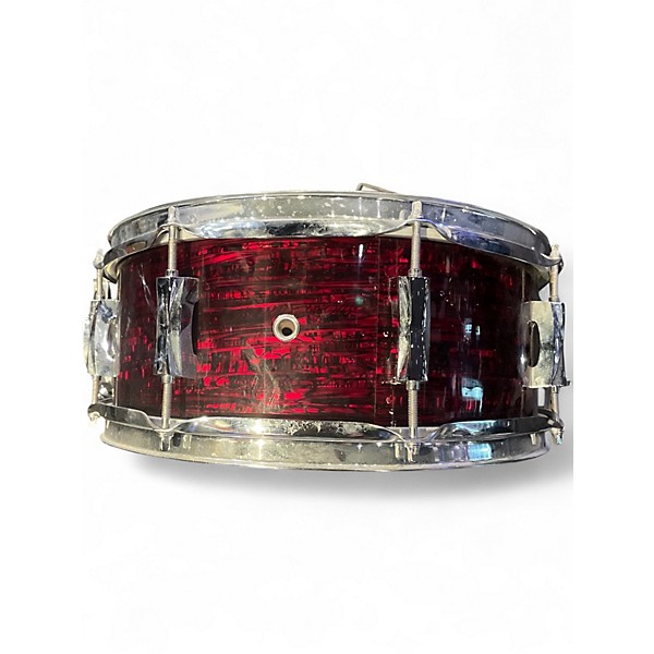 Used Pearl 14in sst limited edition snare strata red Drum