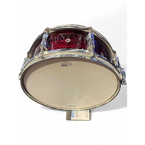 Used Pearl 14in sst limited edition snare strata red Drum