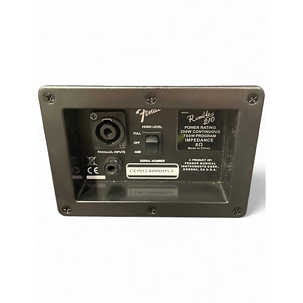 Used Fender Rumble 100/210 100W 2x10 Bass Combo Amp