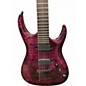 Used Agile A24959 PURPLE SWIRL Solid Body Electric Guitar