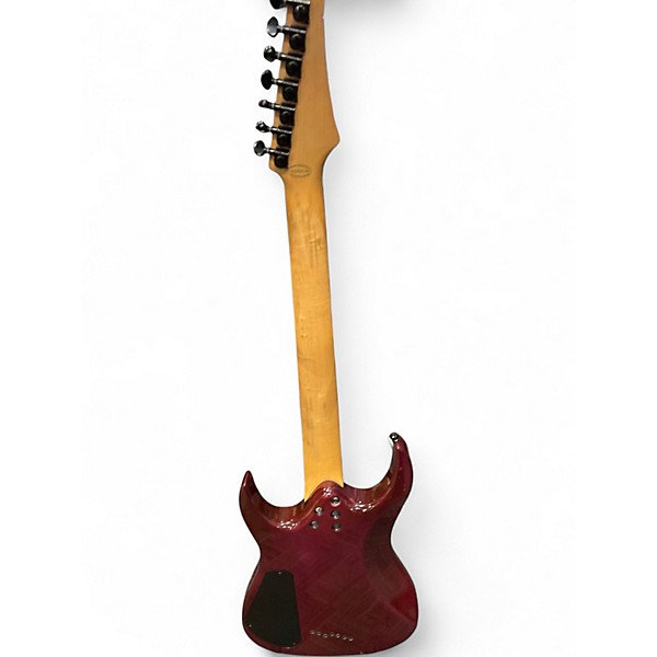 Used Agile A24959 PURPLE SWIRL Solid Body Electric Guitar