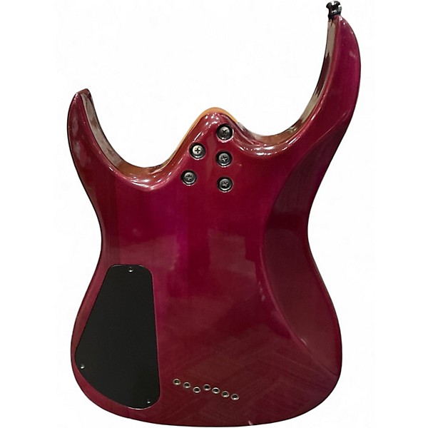 Used Agile A24959 PURPLE SWIRL Solid Body Electric Guitar