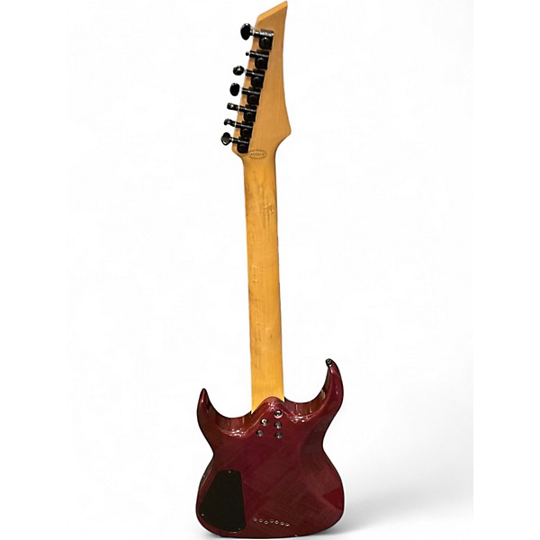 Used Agile A24959 PURPLE SWIRL Solid Body Electric Guitar