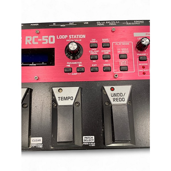 Used BOSS RC50 Loop Station Pedal