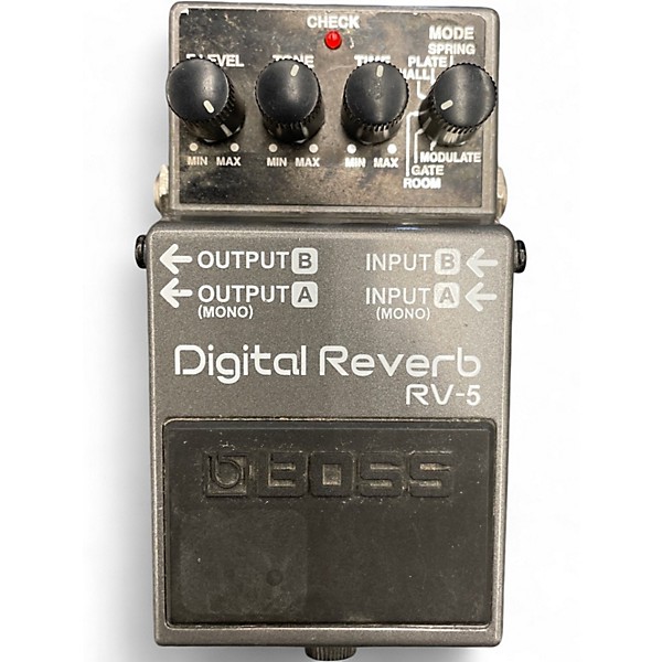 Used BOSS RV5 Digital Reverb Effect Pedal