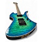 Used B.C. Rich Mockingbird Extreme Exotic with Evertune Blue Quilt Burst Solid Body Electric Guitar