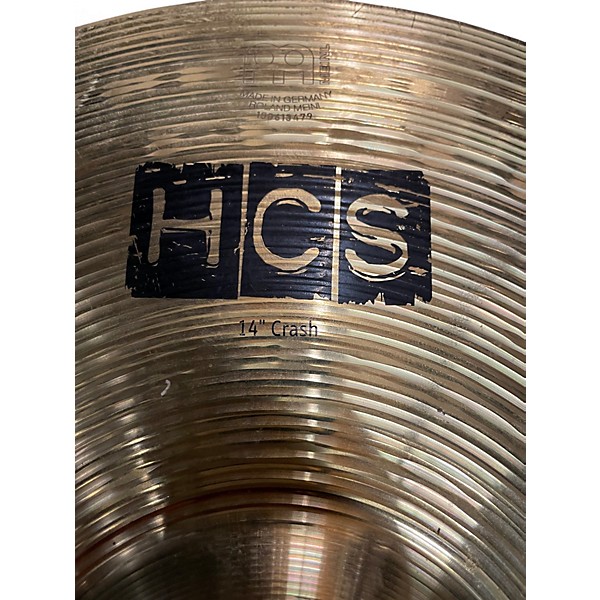 Used MEINL 14in HCS Crash Cymbal