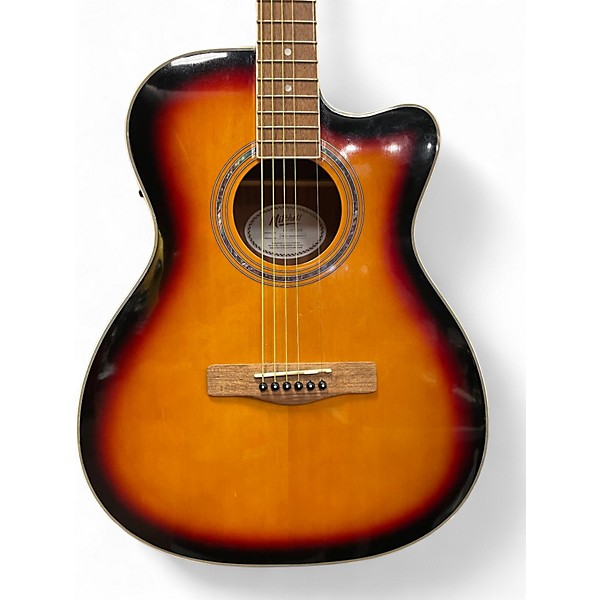 Used Mitchell O120 3 Color Sunburst Acoustic Electric Guitar