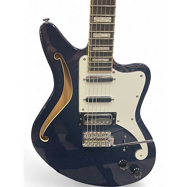 Used D'Angelico Premier bedford SH Blue Hollow Body Electric Guitar