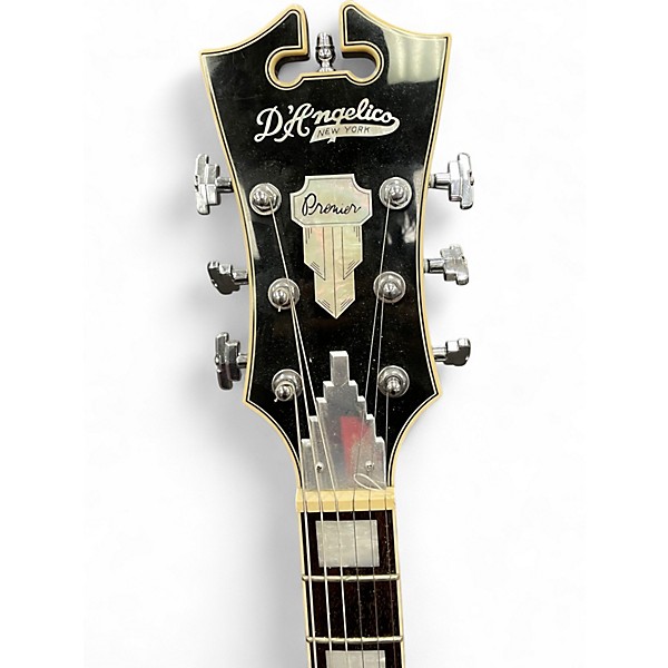 Used D'Angelico EXL-1 Black Hollow Body Electric Guitar