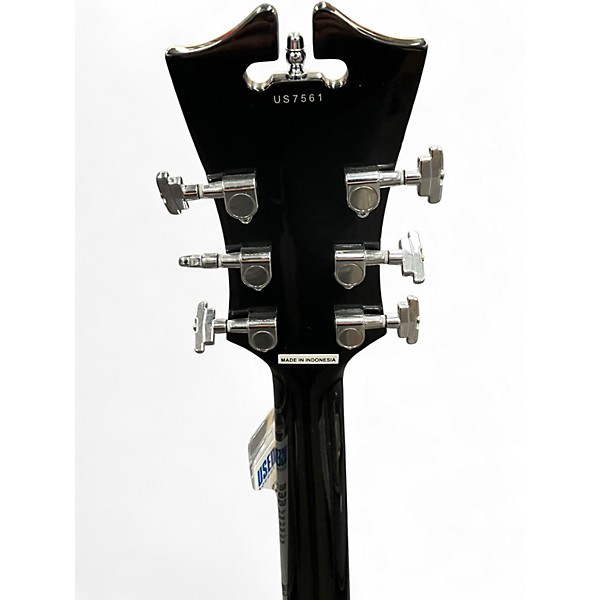 Used D'Angelico EXL-1 Black Hollow Body Electric Guitar