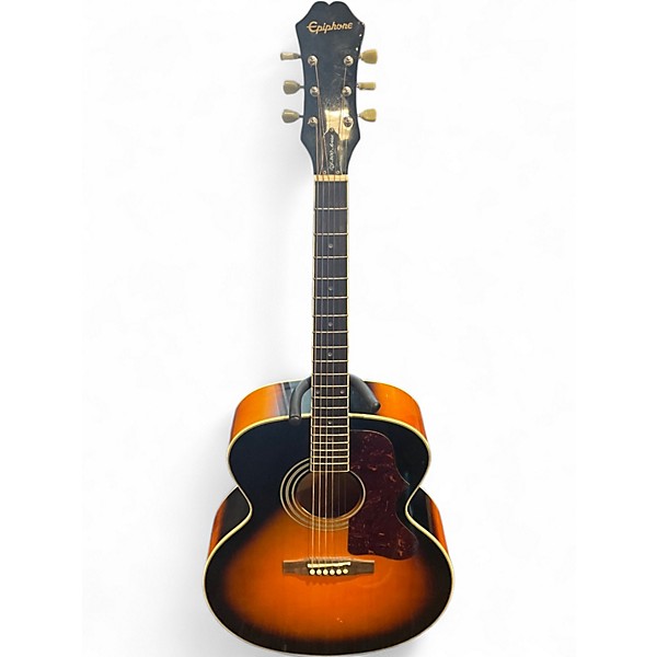 Used Epiphone EJ200 Artist 3 Color Sunburst Acoustic Guitar