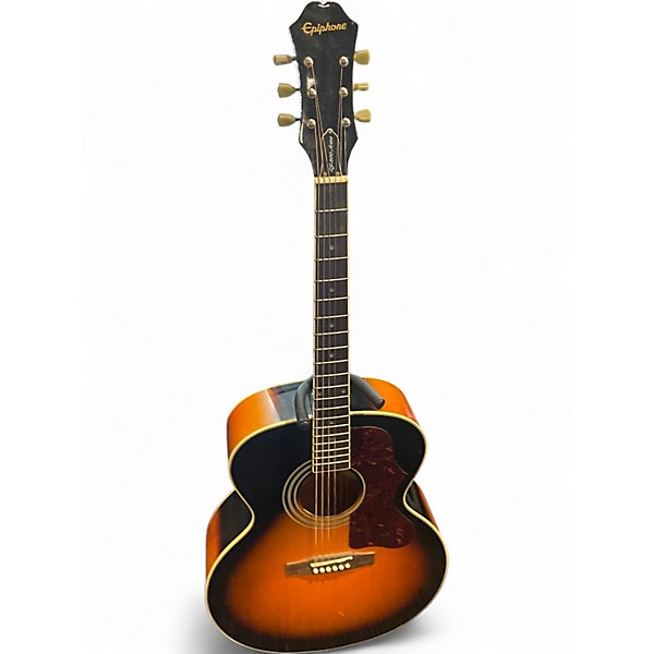 Used Epiphone EJ200 Artist 3 Color Sunburst Acoustic Guitar