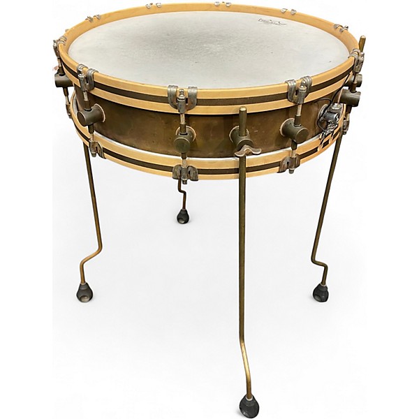 Used A&F Drum Co 18in Gun Shot Brass Natural Drum