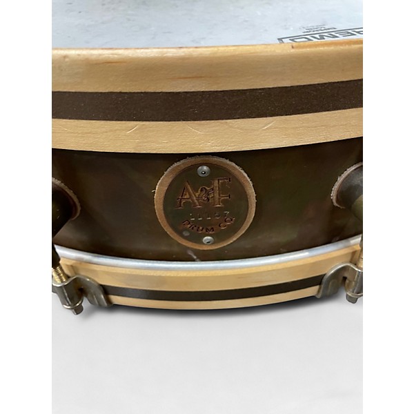 Used A&F Drum Co 18in Gun Shot Brass Natural Drum