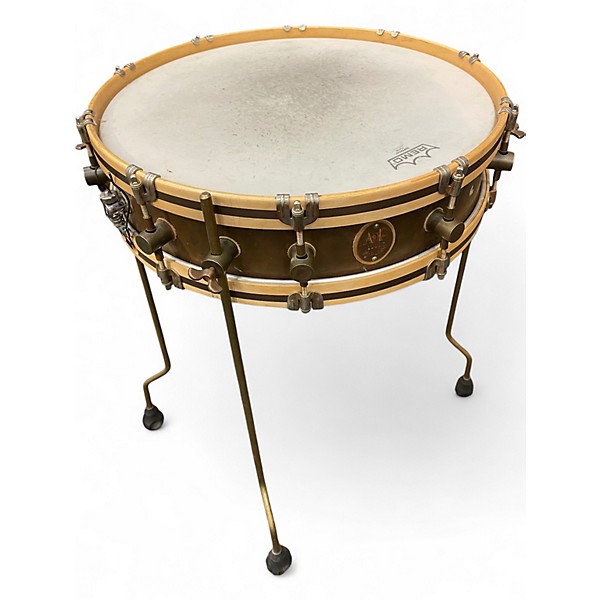 Used A&F Drum Co 18in Gun Shot Brass Natural Drum