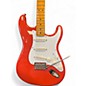 Used Squier Classic Vibe 1950S Stratocaster Fiesta Red Solid Body Electric Guitar