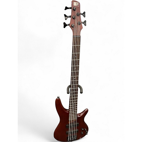 Used Ibanez SR505 5 String Mahogany Electric Bass Guitar