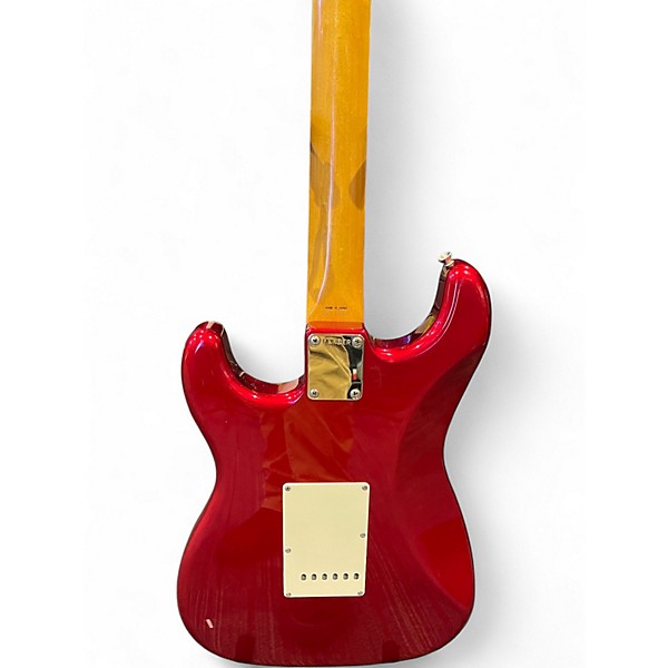 Vintage 1990 Fender ST-62 Stratocaster Red Solid Body Electric Guitar