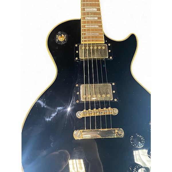 Used Epiphone Les Paul Custom Pro Ebony Solid Body Electric Guitar